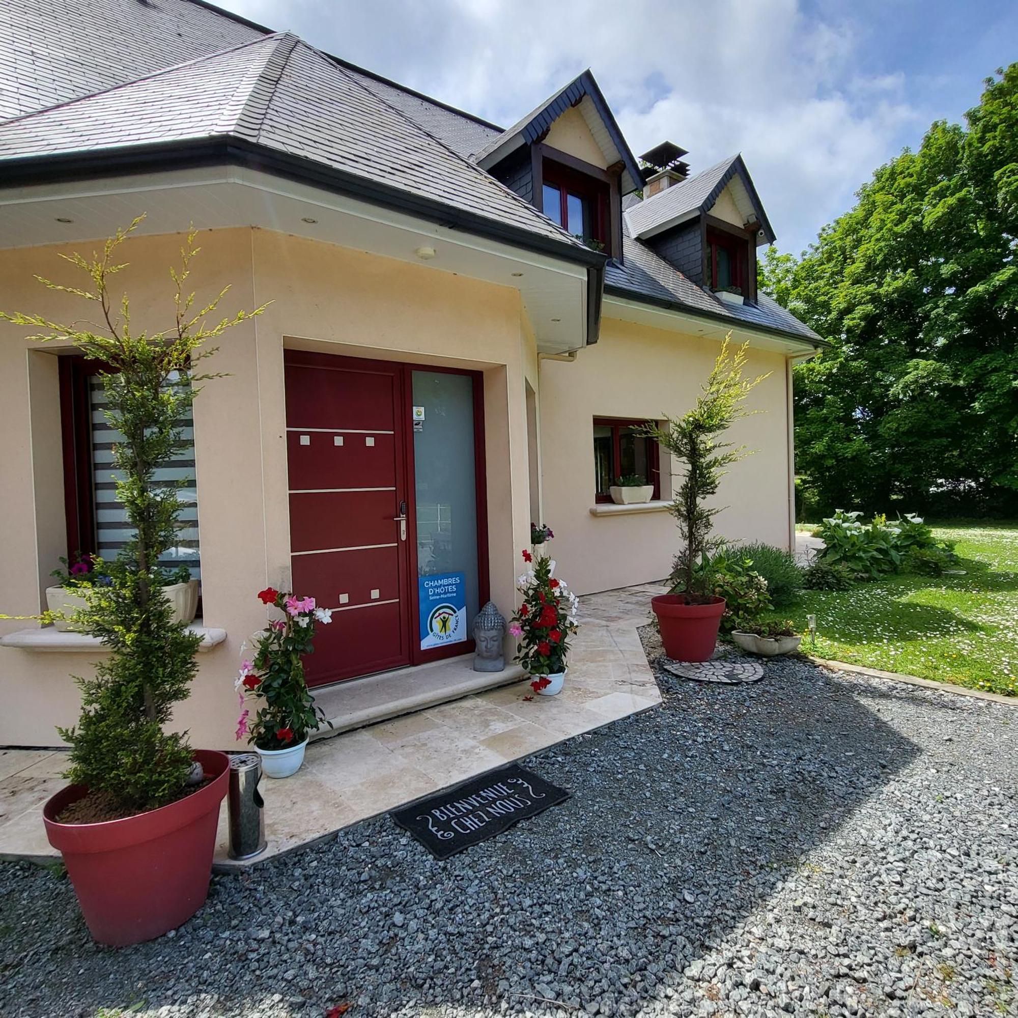Chez Kate et lolo Panzió Senneville-sur-Fécamp Kültér fotó